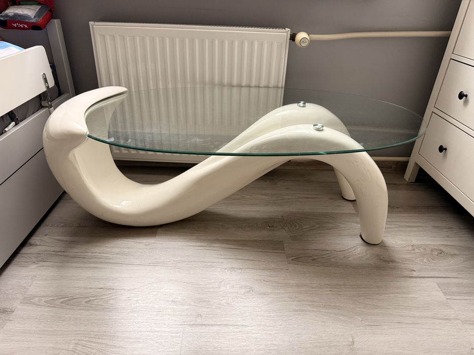 Stolik kawowy biały