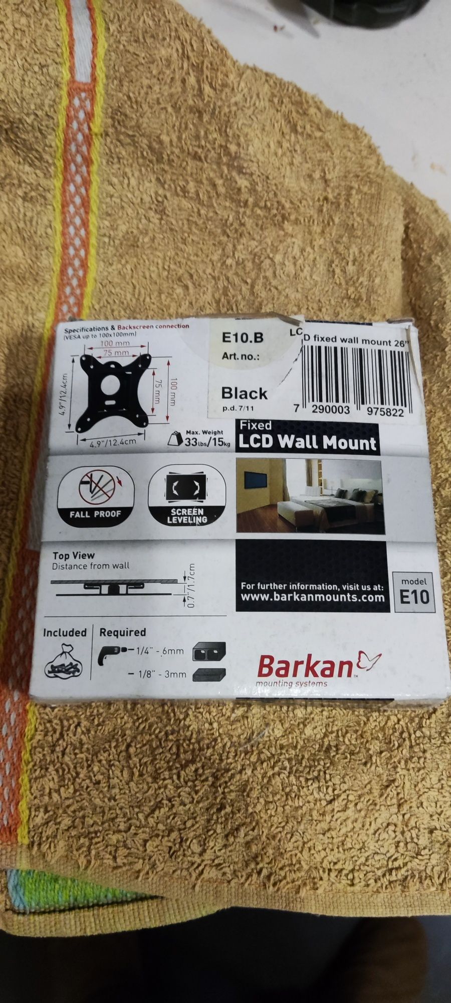 Suporte TV fixo 26/66 cm novo
