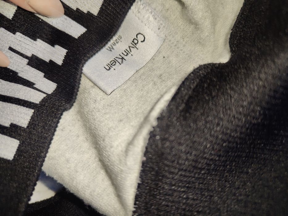 Getry legginsy rajtuzy Calvin Klein r S szare ciepłe