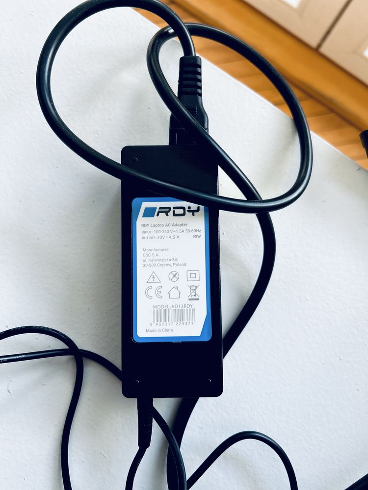 Ładowarka zasilacz do laptopa RDY AC Adapter 90W AD13RDY