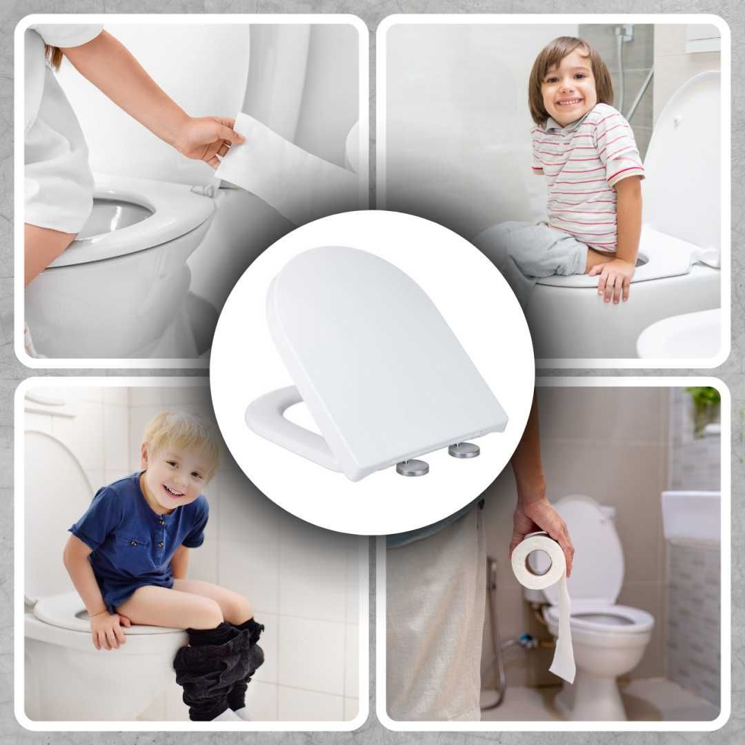Deska Sedesowa Wolnoopadająca 0041-2 WC Twarda Wypinana POWYSTAWOWA