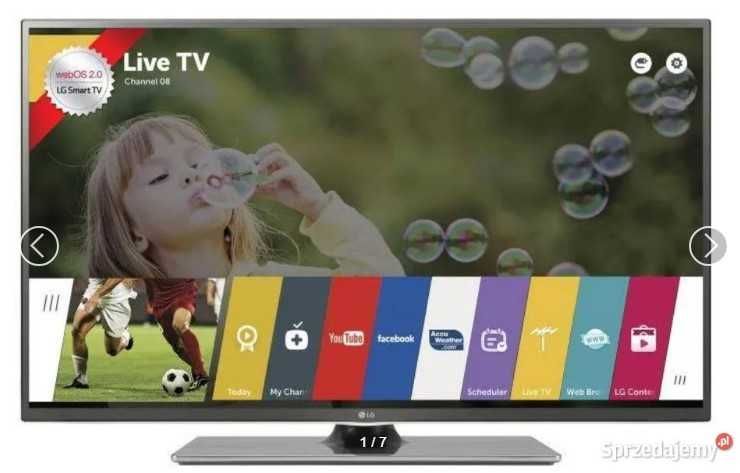 LG 55"- Smart TV z WiFi- 3D- WebOS- DVB-T2- YouTube itp. Wysyłka