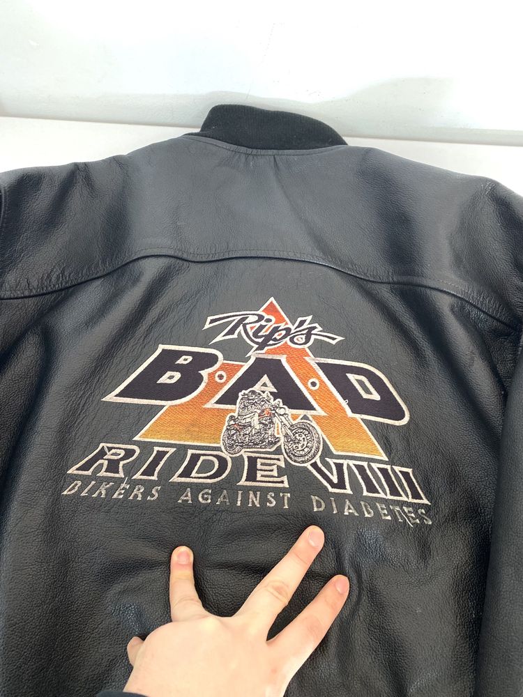 Кожанка куртка косуха кожанка Harley-Davidson харли дэвидсон реп гонки