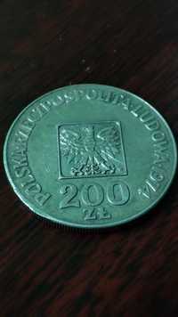 Польща 200 злотих, 1974
