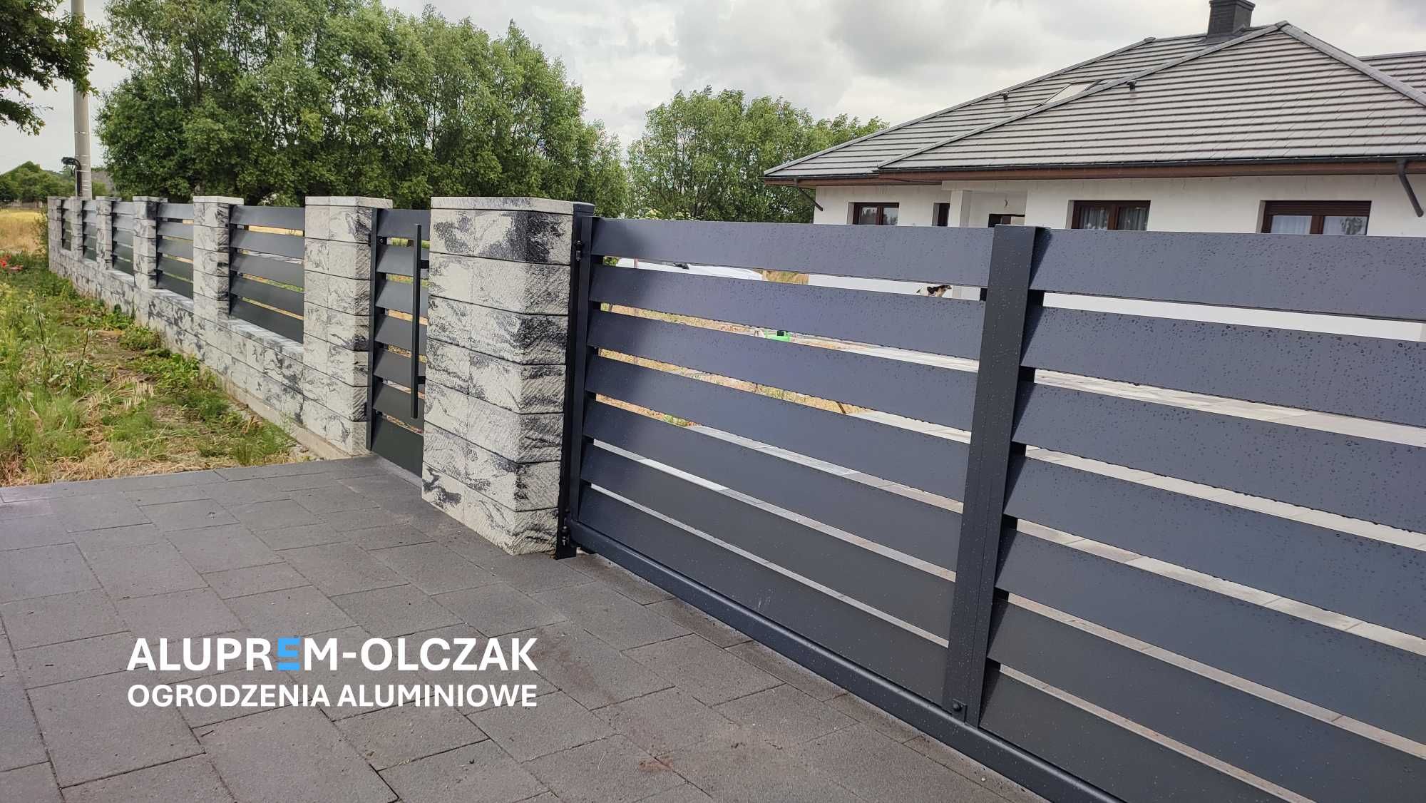 Ogrodzenia panelowe  z aluminium