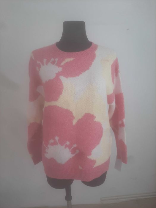 Nowy sweter damski kolorowy