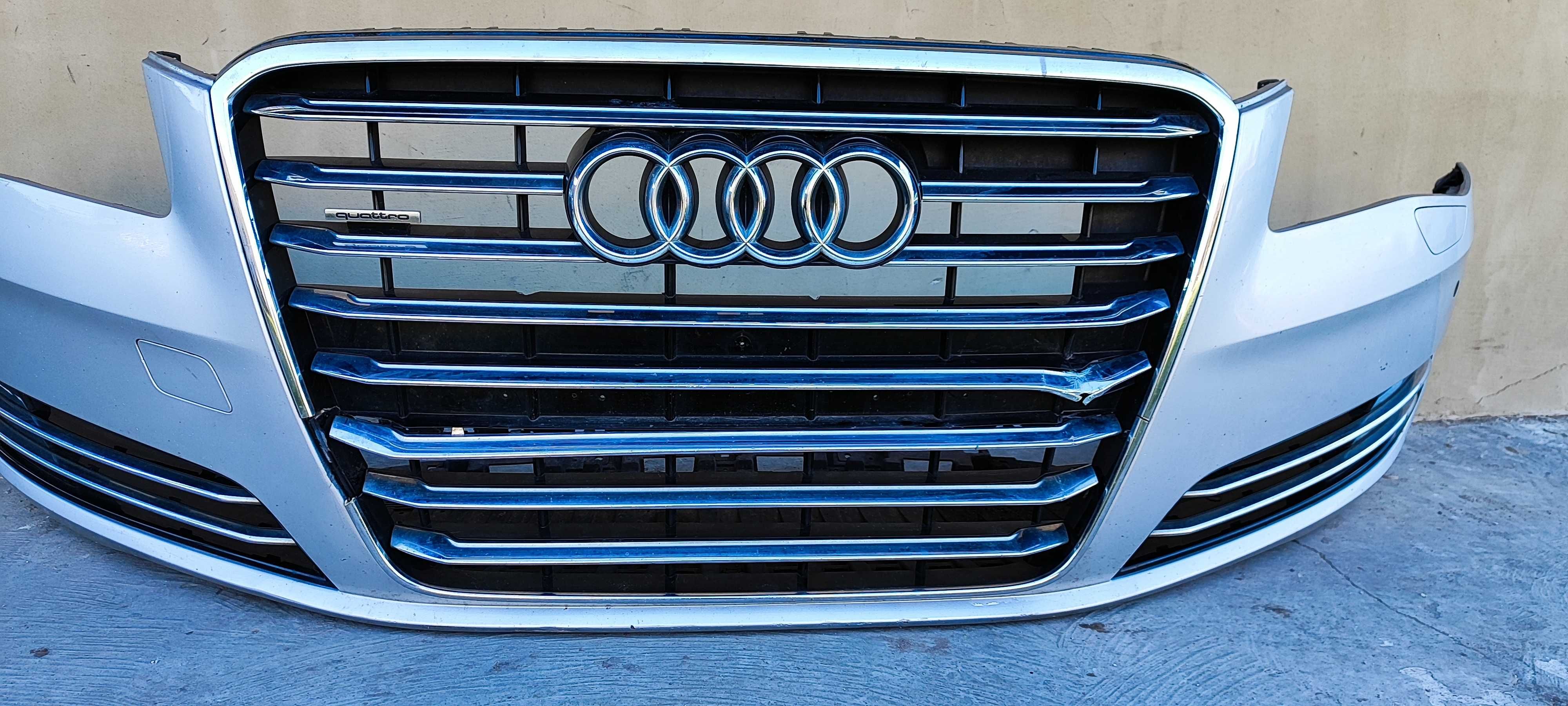 Audi A8 D4 zderzak przedni przód LX7W