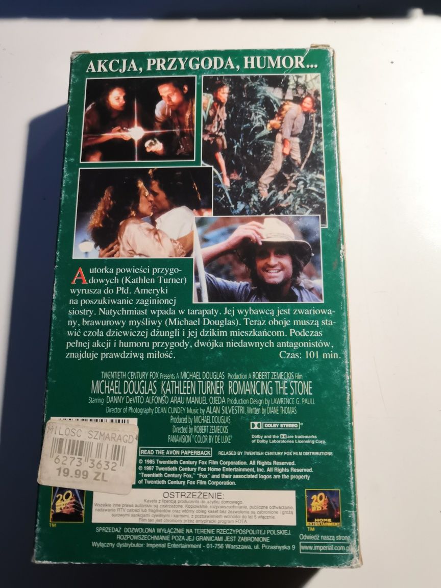 Miłość, szmaragd i krokodyl VHS Imperial