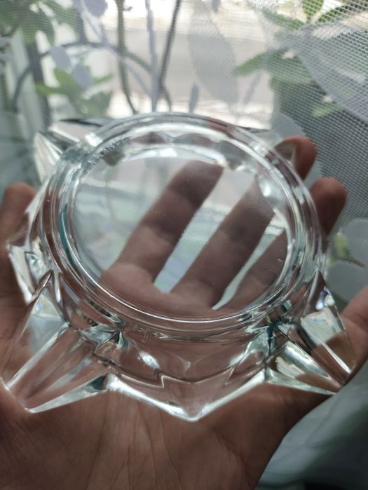 Popielniczka Art Deco Luminarc Durand Francja lata 70 PRL