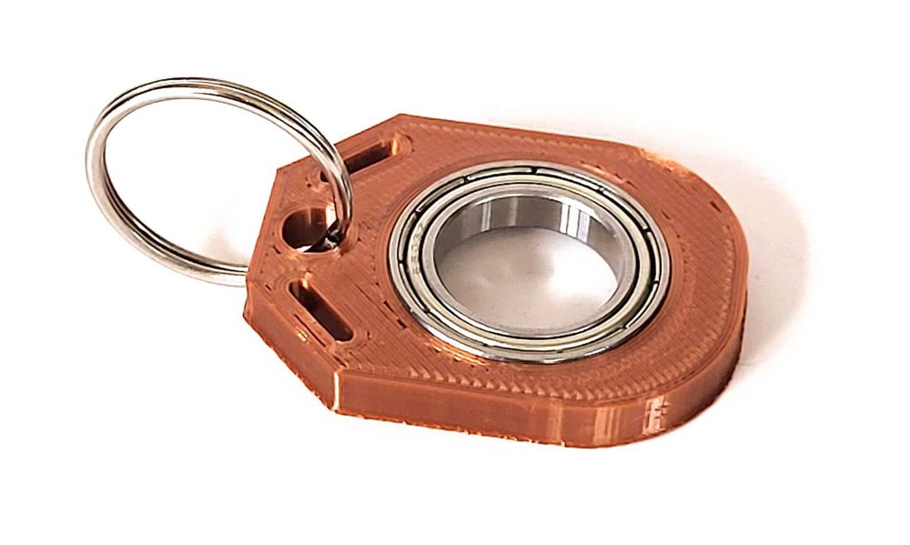 Keyspinner Keyrambit TikTok Key miedziany
