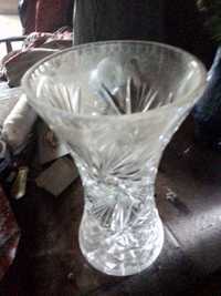 Kryształowy wazon PRL ząbkowice