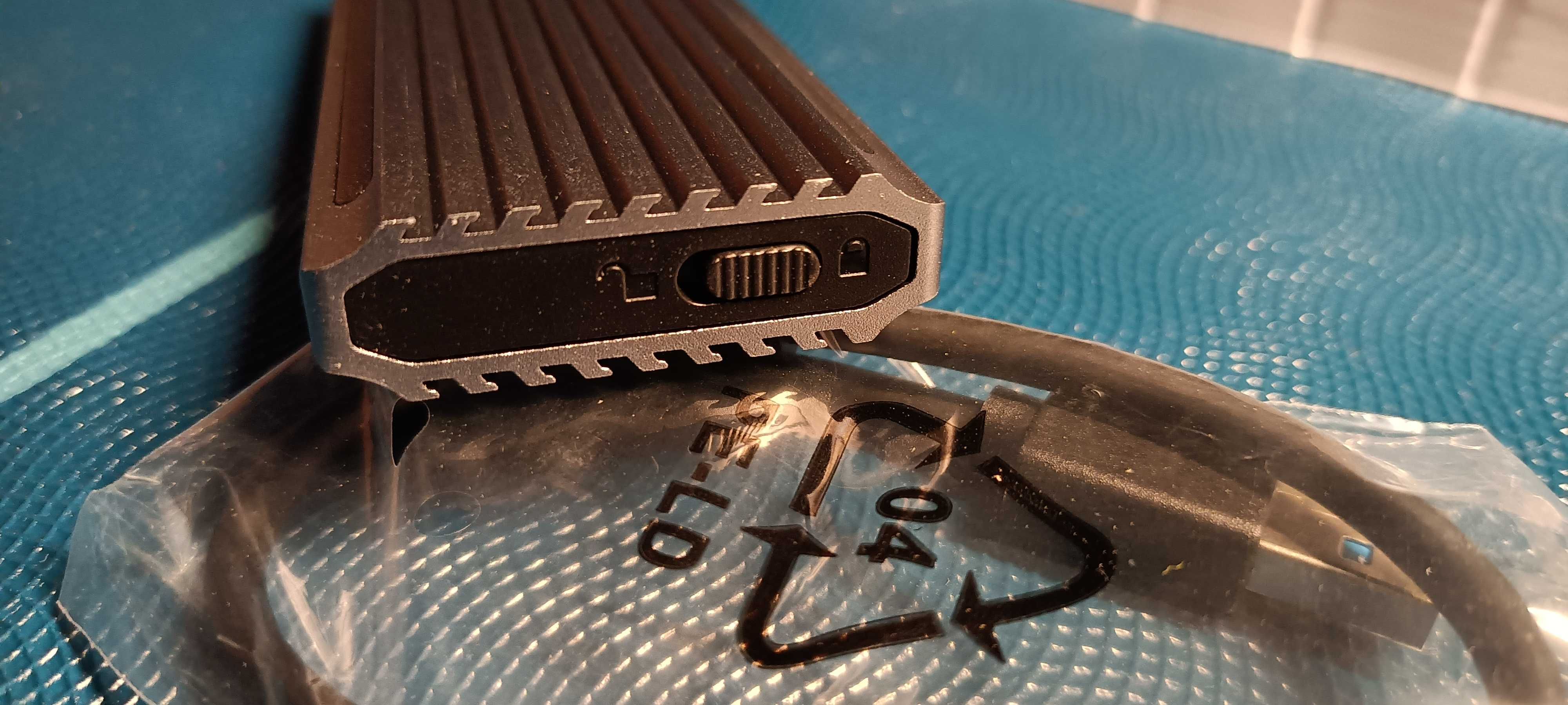 Універсальний карман PUSKILL RGB підсвітка M2 SSD NVME NGFF 10Гб/с