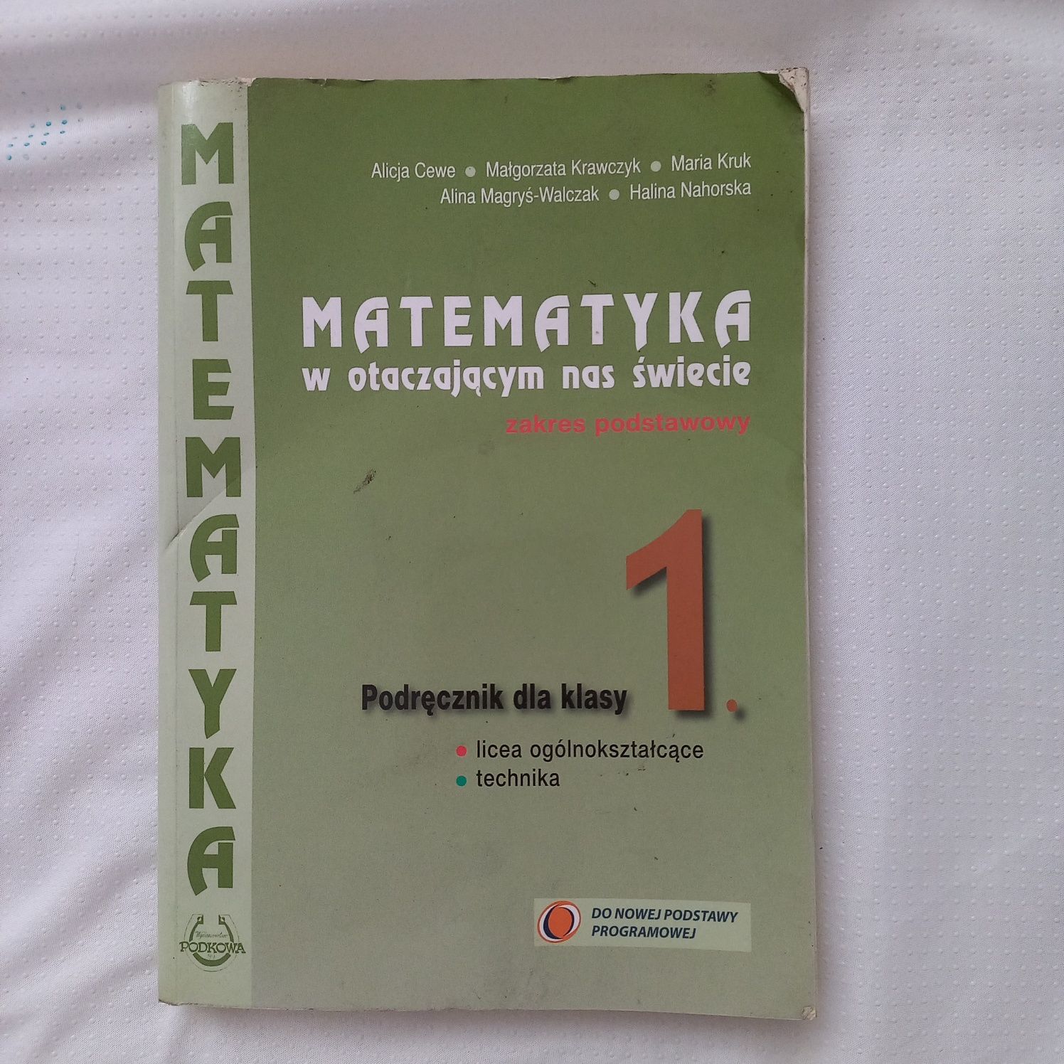 Książka Podręcznik Matematyka 1