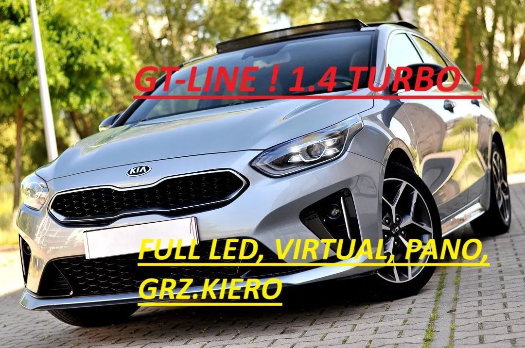 Kia ProCeed GT ! *VirTuaL *Line ASS. *Pano *Grz.Kiero *KeyLess *Łopatki F1*Org.Lak