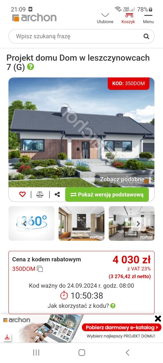 Projekt domu w leszczynowcach 7 z garażem