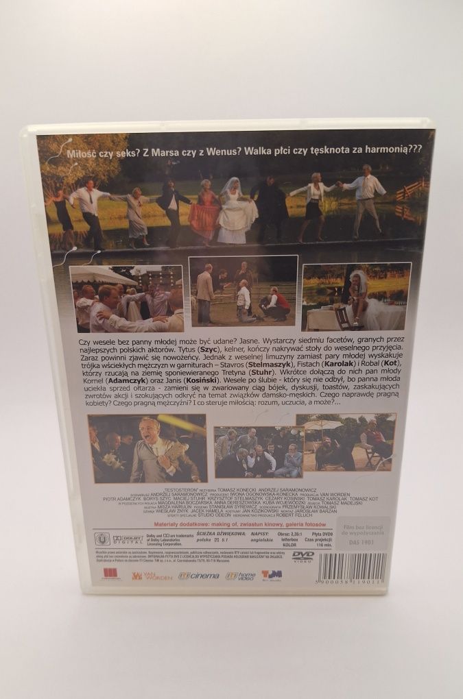 Płyta DVD film Testosteron komedia Szyc Adamczyk Stuhr Karolak Kot