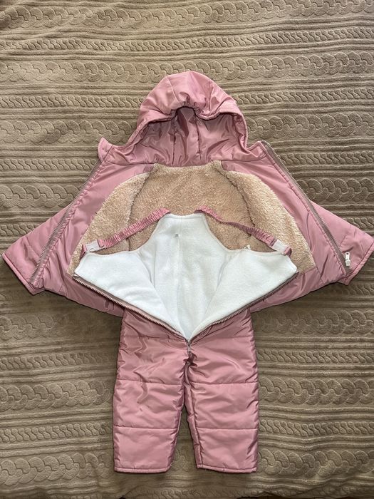 Зимовий комбінезон для дівчинки (осінь, зима 80см)