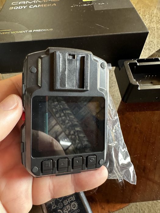 Нагрудна камера CAMMHD V8-128 ГБ 4K із записом аудіо,відео бодікамера