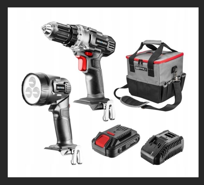 Nowy Zestaw elektronarzędzi Graphite energy + 58G016