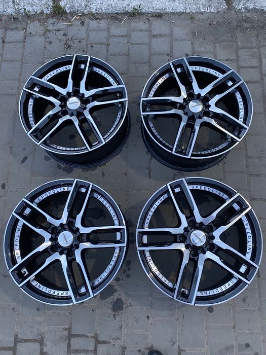 Продам одноширокий комплект Speedline Imperatore Black 8x18 5x120 ET35