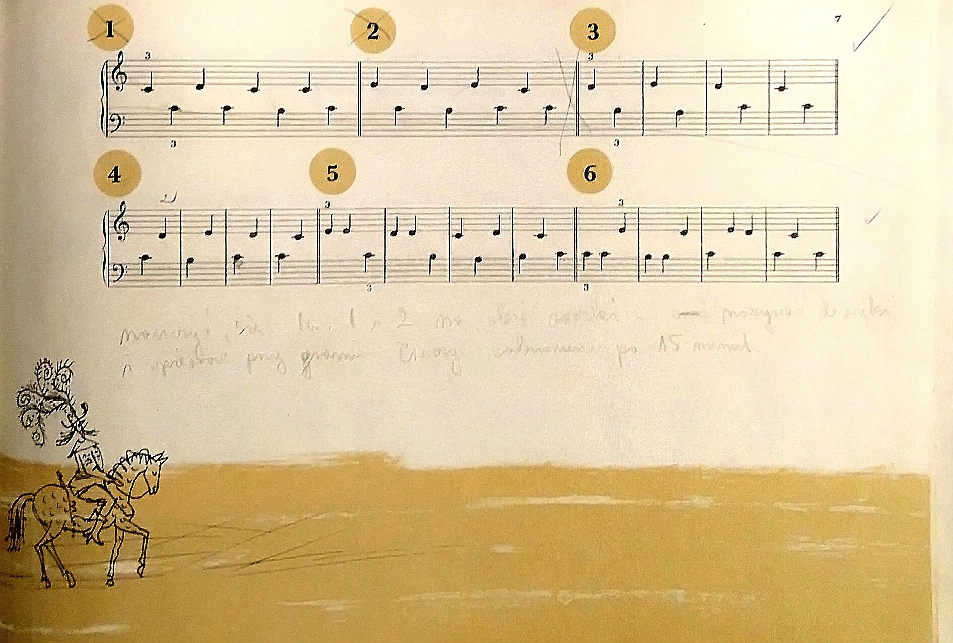 Nuty, DO-RE-MI-FA-SOL, Początki nauki gry na fortepianie, PWM 1964 r.
