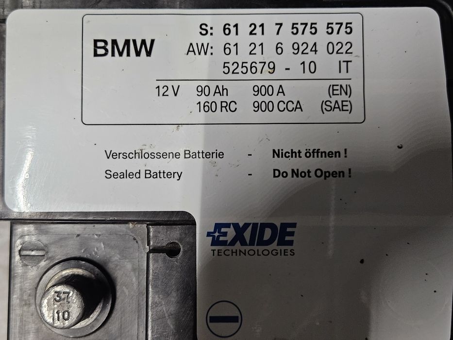 Akumulator AGM BMW Exide 90ah 900A