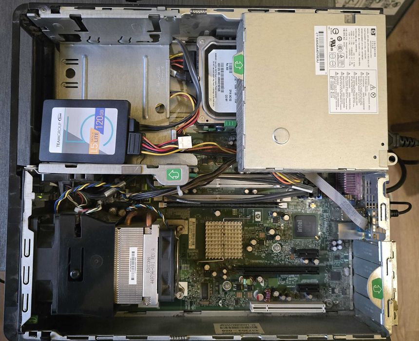 Компютер (Системный блок):Core2Duo Е6550-2.33Гц/2Gb/SSD-120Gb/Win10