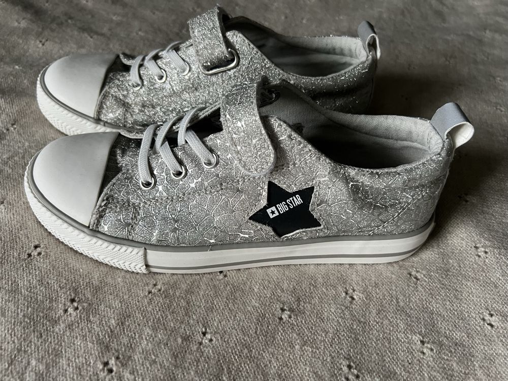 Big Star srebrne trampki rozmiar 35