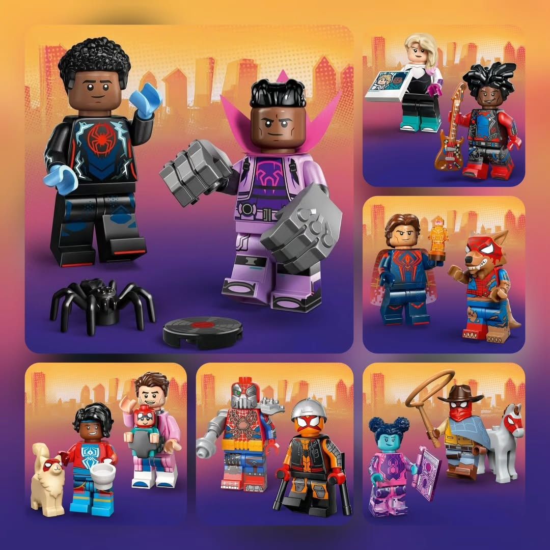 Lego minifigures 71050 spider man лего минифигурки человек паук