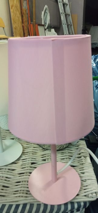 Łampka nocna z abażurem prawie nowa