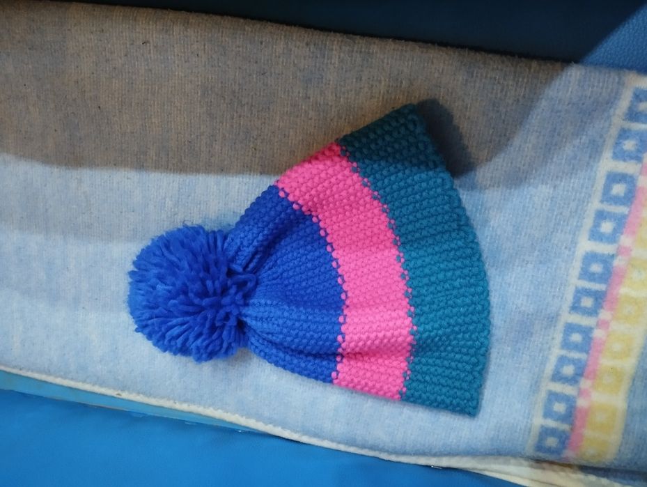 Czapka zimowa  kolorowa