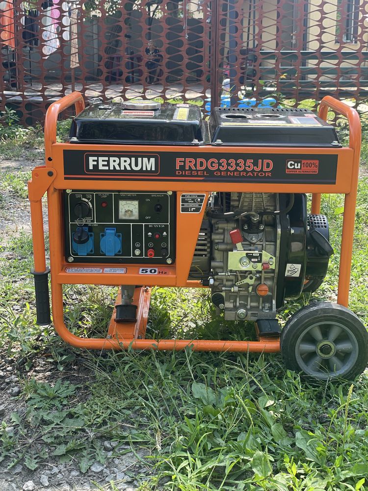 Дизельний генератор FERRUM FRDG3335JD 3,3/3,5 кВт (електростартер)