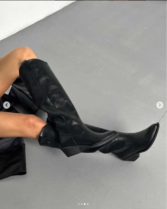 Високі ковбойські чоботи ковбойки казаки від rone shoes kachorovska