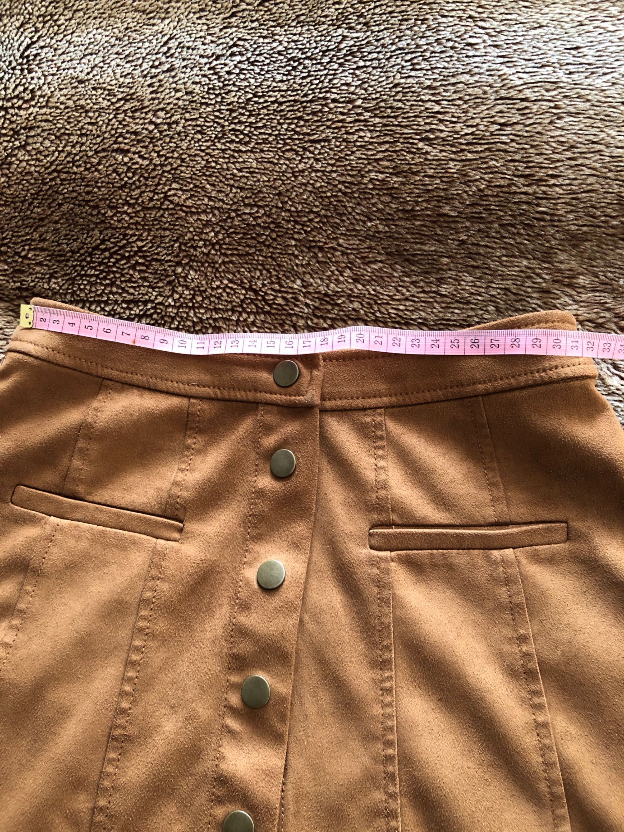 Юбка Zara «под замшу»