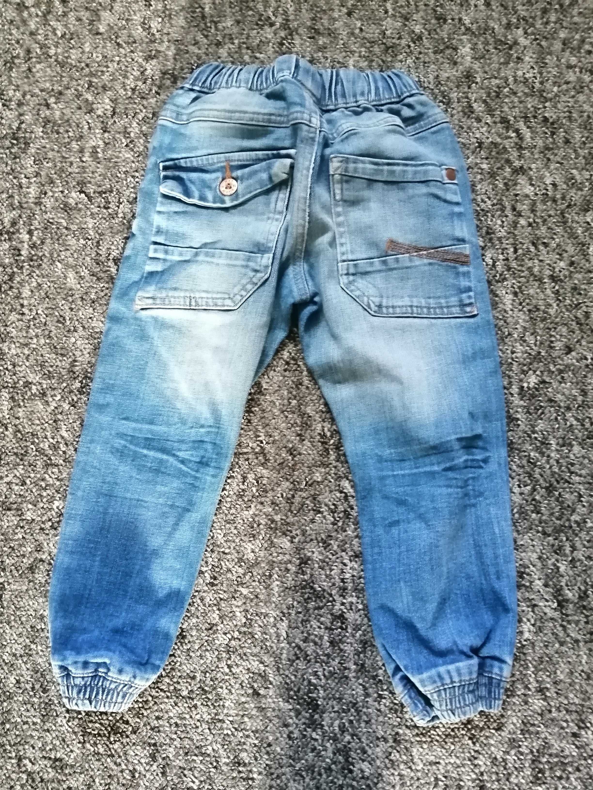 Spodnie jeansy Next jogger rozmiar 98