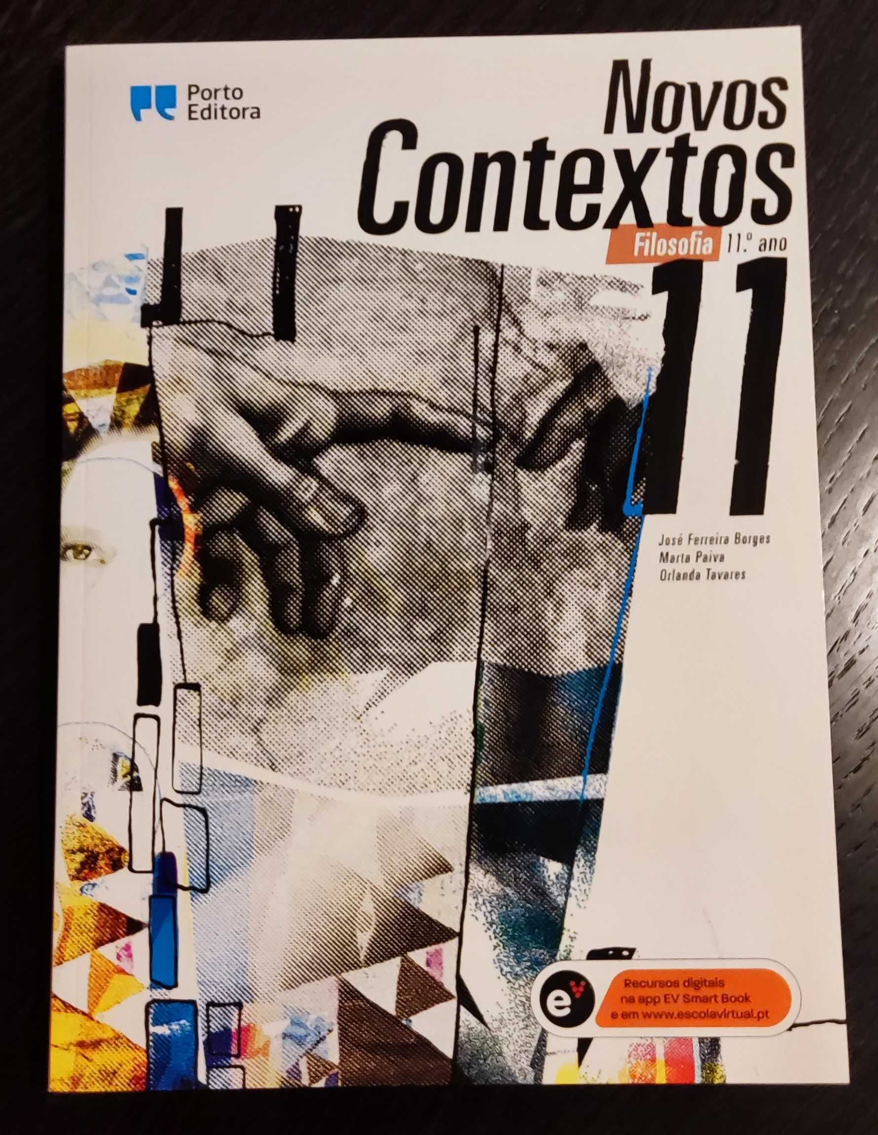 Livro de Filosofia Usado - Novos Contextos 11.º ano Porto Editora