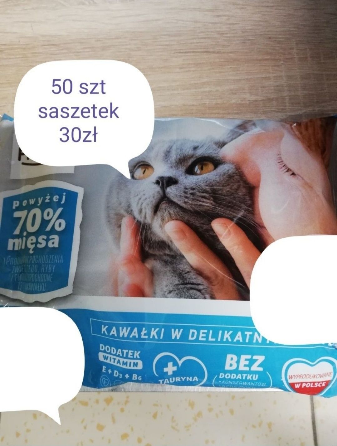 Karma dla kota Premium 100 sztuk saszetek