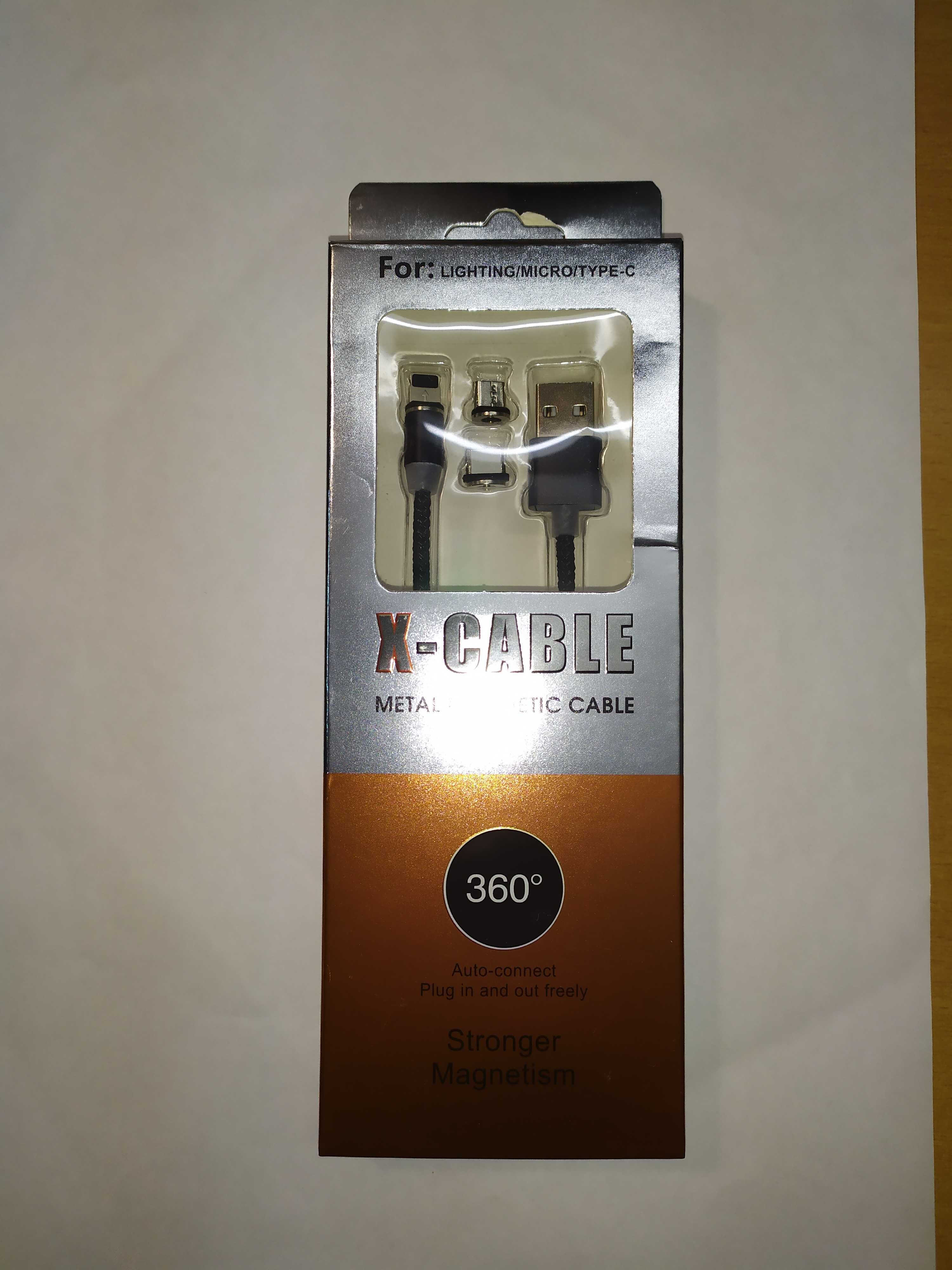 Магнитный кабель для зарядки USB комплект