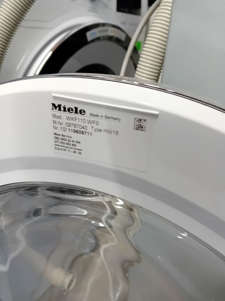 Pralka Miele W1 1-8kg 1600obr A+++ f.pary [gwar/dowóz]