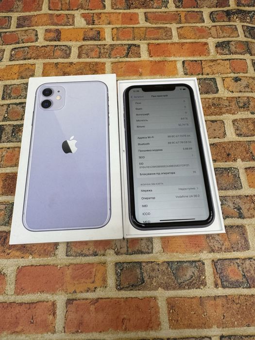 Iphone 11 64gb neverlock Perple 200$