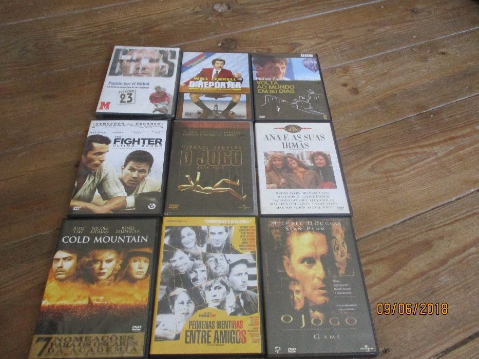 DVDs de filmes de Pedro Almodovar e outros