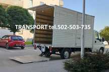 Transport  paleciak winda Agata Meble Ikea lodówka itd