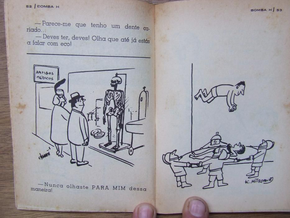 livro humorístico "bombah" - anos 60