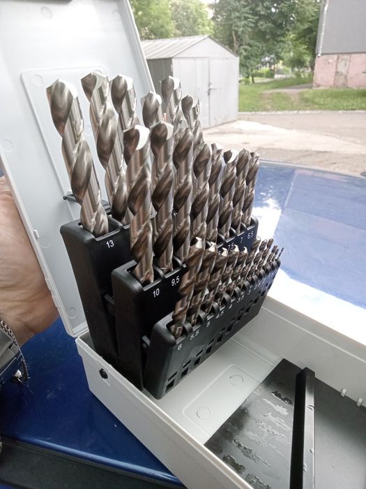 Набор сверл по металлу HSS - (1-13)х0.5мм, 25 шт Haisser Германия