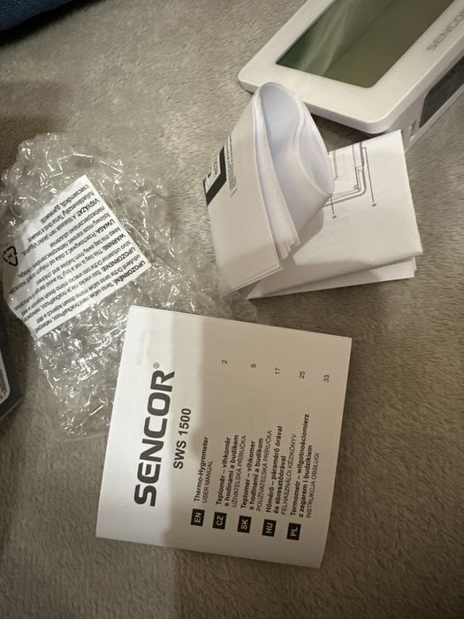 Сенсорний термометр метеостанція sencor