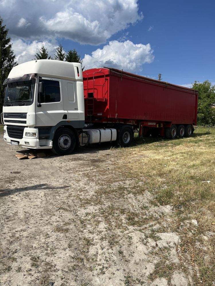 Продам Daf зерновоз самоскид комплект сцепка тягач напівпричіп