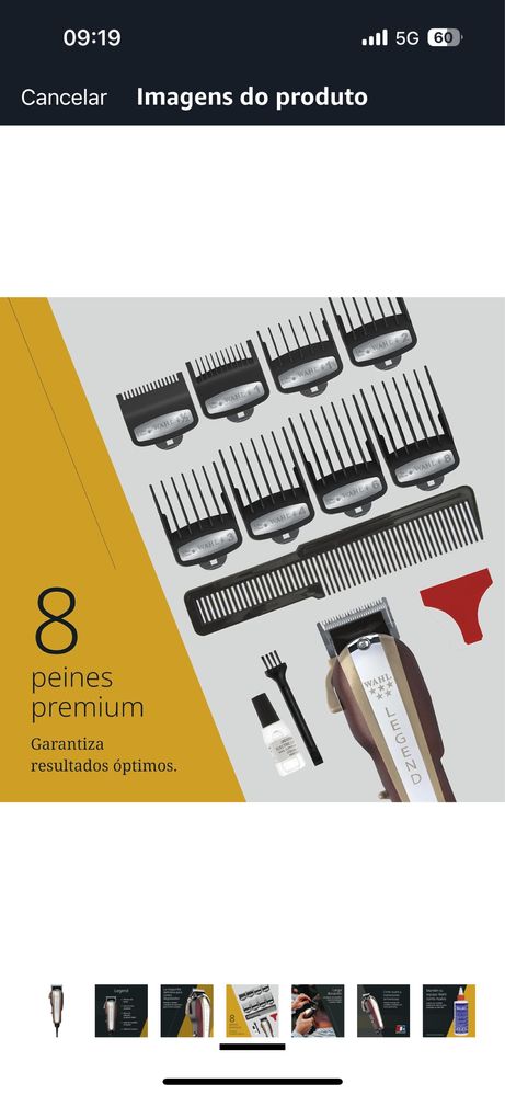 Clipper de cabelo Legend 5 MIH UE ( !! COM GARANTIA!! )