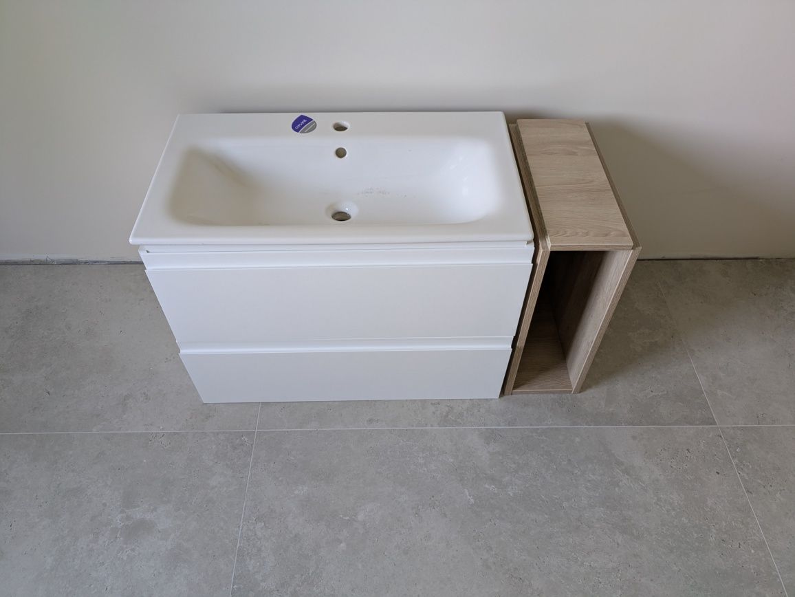 Umywalka ceramiczna Cersanit 80cmx 45 plus szafka