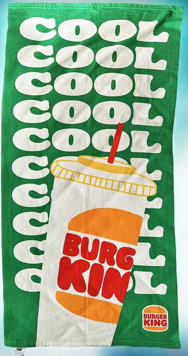 Toalha de Praia / Piscina “Cool”, Nova / Rara