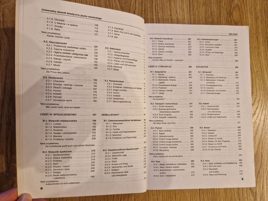 Uniwersalny słownik tematyczny języka niemieckiego